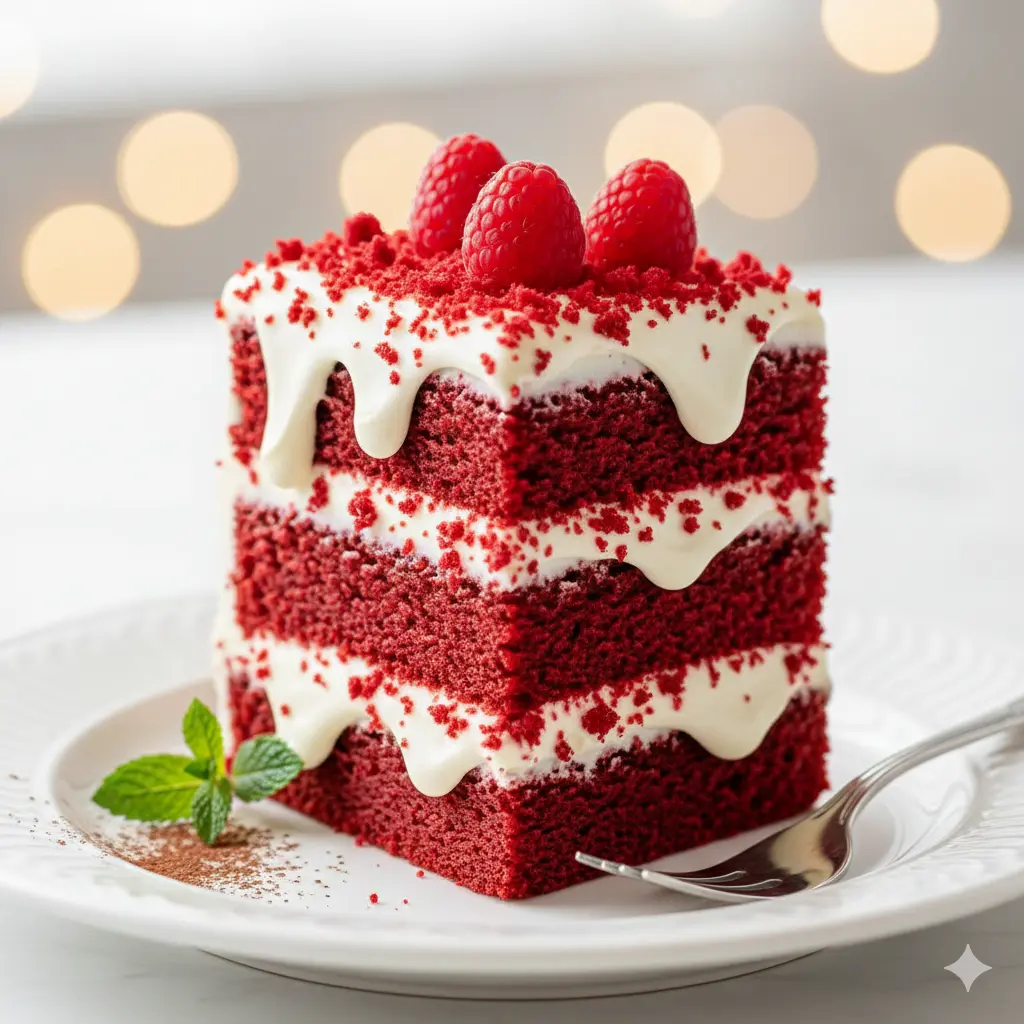 Red Velvet Cake Slice