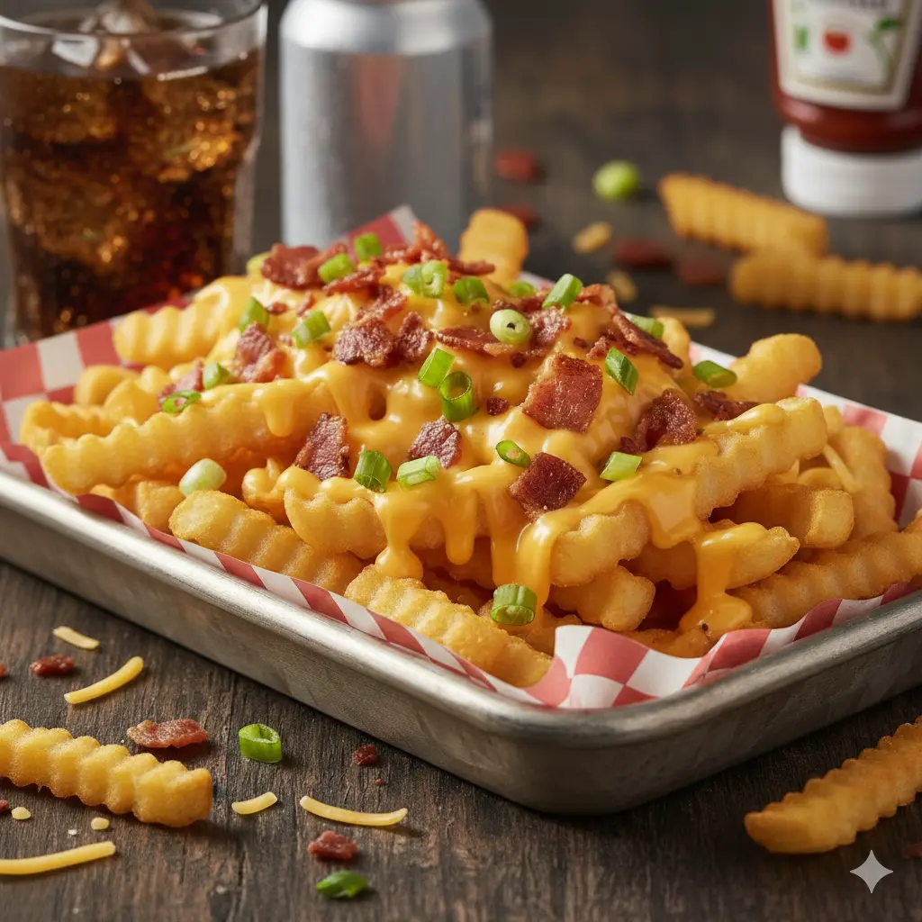Original Loaded Fries with drink