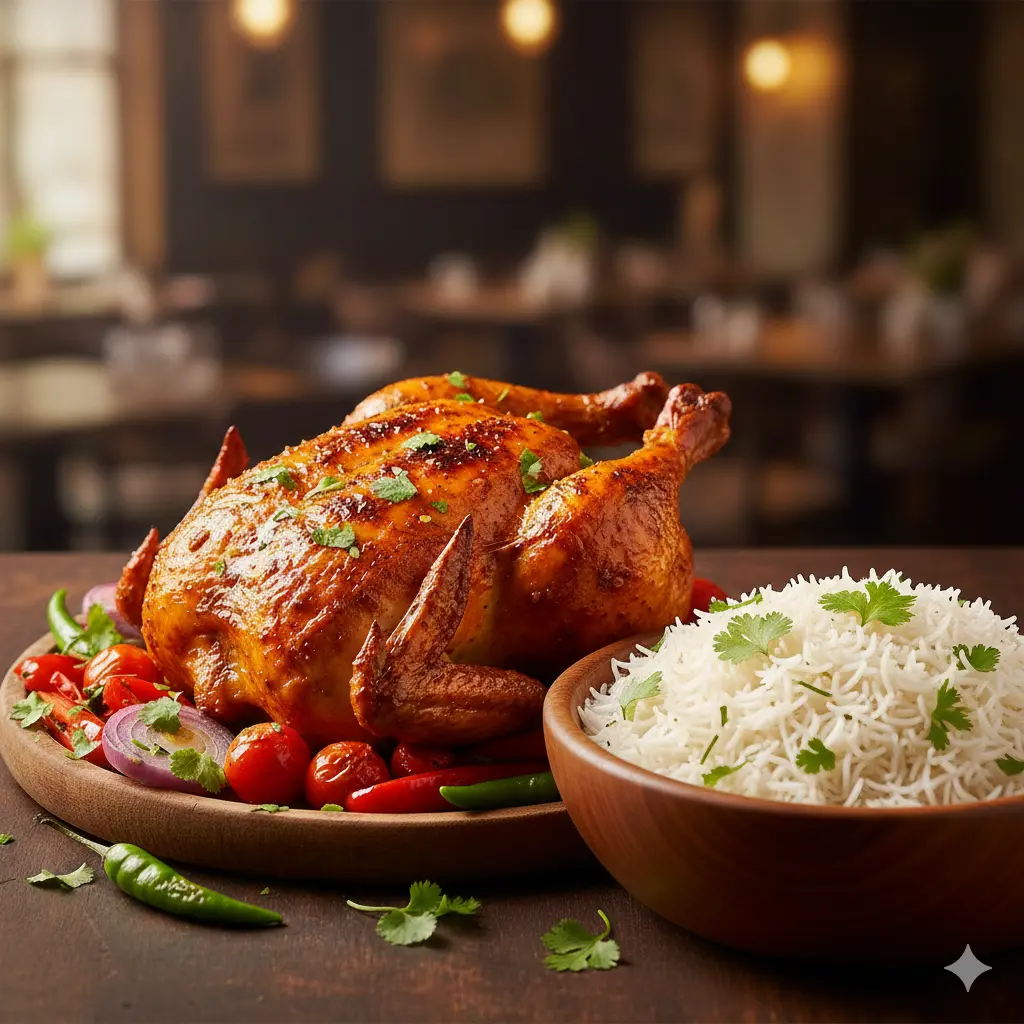 Whole Peri Peri Chicken + 1 side Meal
