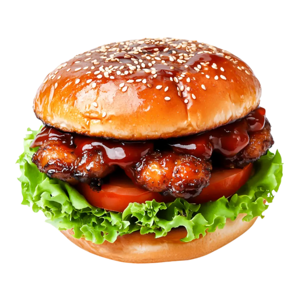BBQ Chicken Burger Meal