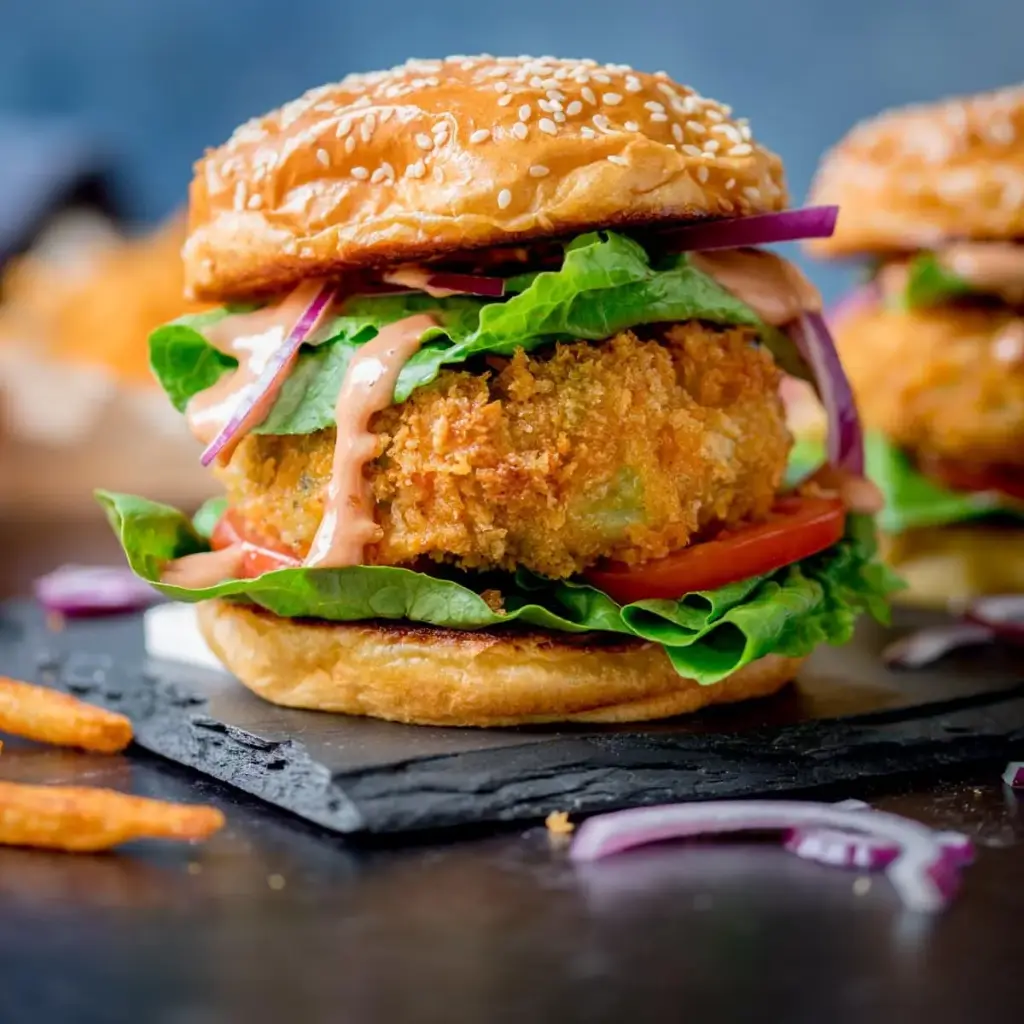Vegetable Burger Meal