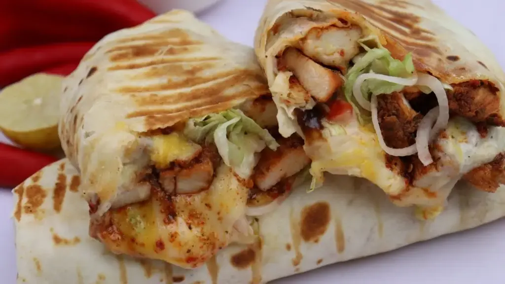 Grilled Peri Peri Chicken Wrap
